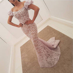 Gorgeous Bubble Sleeve Evening Dress | 2020 Mermaid Sequins Prom Party