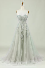 Sweetheart Beaded Light Green Long Prom Dress with Slit Front Off Shoulder Beautiful
