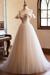 A-Line Sleeveless Backless Spaghetti Straps Floor Length Evening Dresses Prom Dress