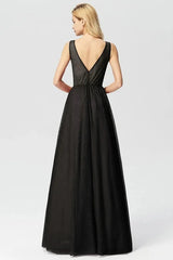 Lace Appliques Sleeveless Long Evening Prom Dress Online