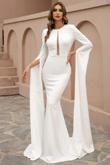 New Fashion Long Sleeve Evening Party Dress Mermaid Online