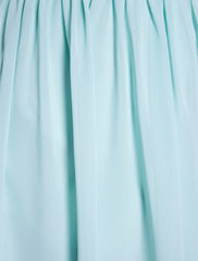 A-Line Bridesmaid Dress Scoop Neck Sleeveless Knee Length Chiffon with Ruched / Draping