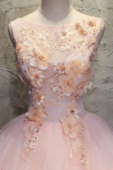 Ball Gown Long Prom Dress Flowers Gorgeous Quinceanera Dresses With Flowers