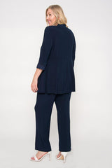 R&M Richards 7772W Mother Of The Bride Formal Plus Size Pant Suit