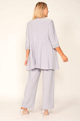 R&M Richards 7772W Mother Of The Bride Formal Plus Size Pant Suit