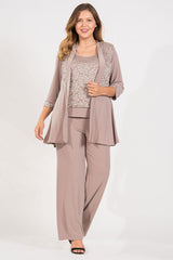 R&M Richards 7772W Mother Of The Bride Formal Plus Size Pant Suit