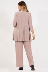 R&M Richards 7772W Mother Of The Bride Formal Plus Size Pant Suit