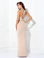Beautiful Dress Wedding Floor Length Sleeveless Crisscross Back Beading
