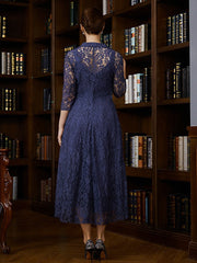 Aimishang A-Line/Princess Chiffon Ruched V-neck Sleeveless Tea-Length Mother of the Bride Dresses