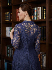 Aimishang A-Line/Princess Chiffon Ruched V-neck Sleeveless Tea-Length Mother of the Bride Dresses
