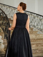 Aimishang A-Line/Princess Lace Applique Scoop Sleeveless Asymmetrical Mother of the Bride Dresses
