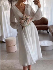Aimishang Bridal Shower Simple Wedding Dresses Glitter & Sparkle Wedding Dresses Ball Gown Off Shoulder Sleeveless Knee Length Satin Bridal Gowns With Pleats Appliques