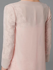 Two Piece Sheath / Column Mother of the Bride Dress Church Sparkle & Shine Jewel Neck Knee Length Chiffon Lace 3/4 Length Sleeve Jacket Dresses with Beading