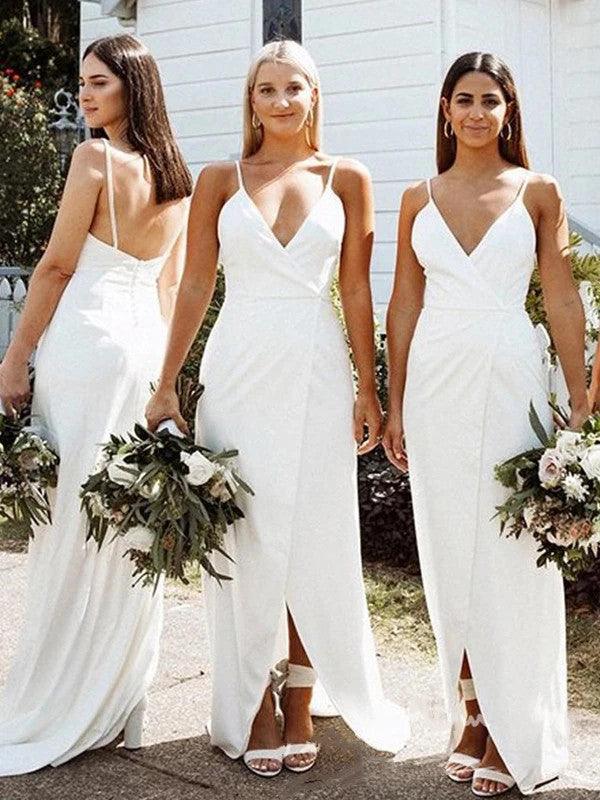 Spaghetti Straps Popular Bridesmaid Dresses, 2020 Newest Bridesmaid Dresses - RongMoon