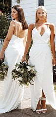 Spaghetti Straps Popular Bridesmaid Dresses, 2020 Newest Bridesmaid Dresses - RongMoon