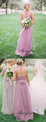 Halter Wedding Bridesmaid Dresses, Newest Chiffon Wedding Guest Dresses - RongMoon