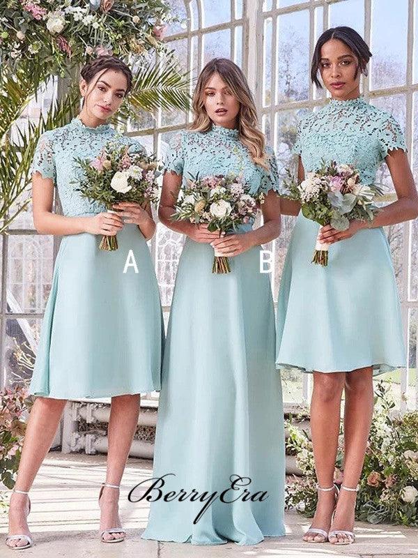 A-line Bridesmaid Dresses, Lace New Bridesmaid Dresses - RongMoon