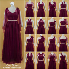 Custom-made Size/Color of Multi Way Convertible Bridesmaid Dresses-BELLA - RongMoon