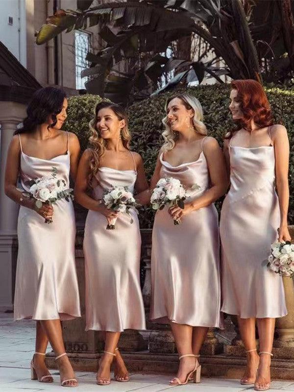 New Arrival Simple Design Bridal Party Dresses, Straps Wedding Guest Dresses, Popular Bridesmaid Dresses - RongMoon