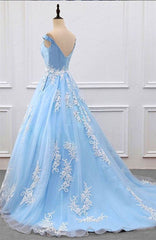 Elegant V-neck Off Shoulder Prom Dresses Ball Gowns