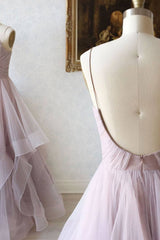 Simple sweetheart neck tulle long prom dress formal dress - RongMoon