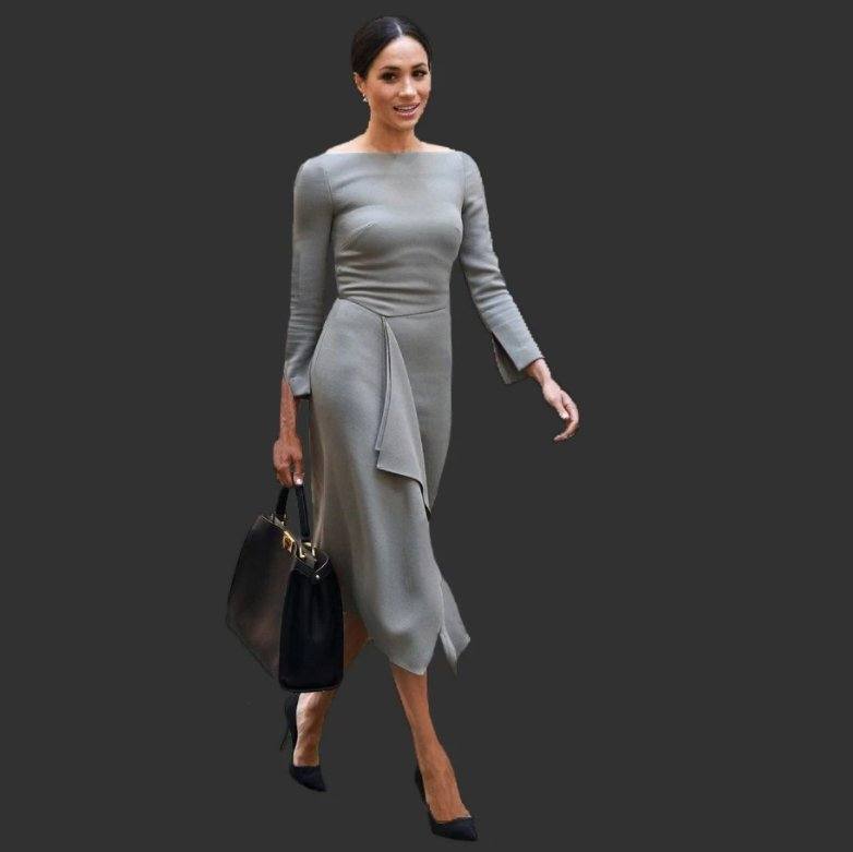 Gray Mother Of The Bride Dresses Sheath Scoop 3/4 Sleeves Knee Length Plus Size Short Groom Mother Dresses For Weddings - RongMoon