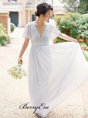 V-neck Lace Bridesmaid Dresses, Popular New Fashion Bridesmaid Dresses - RongMoon