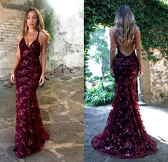 Silver Robe De Soiree Mermaid Spaghetti Straps Appliques Sexy Long Women Party Prom Dresses Prom Gown Evening Dresses - RongMoon