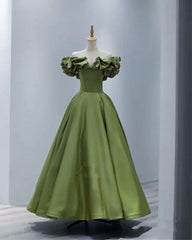 Ruffles Sleeves Satin Midi Bridesmaid Dresses