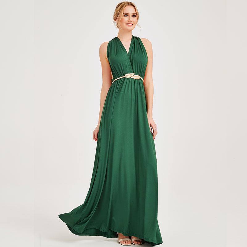 Green Infinity Convertible Beach Wedding Bridesmaid Dresses - RongMoon