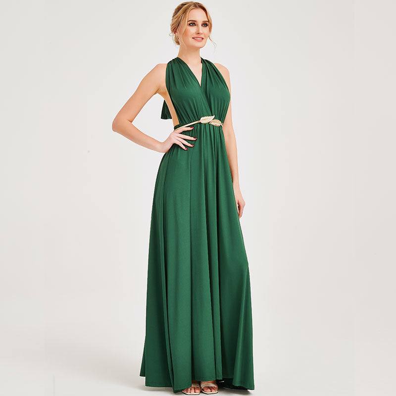 Green Infinity Convertible Beach Wedding Bridesmaid Dresses - RongMoon