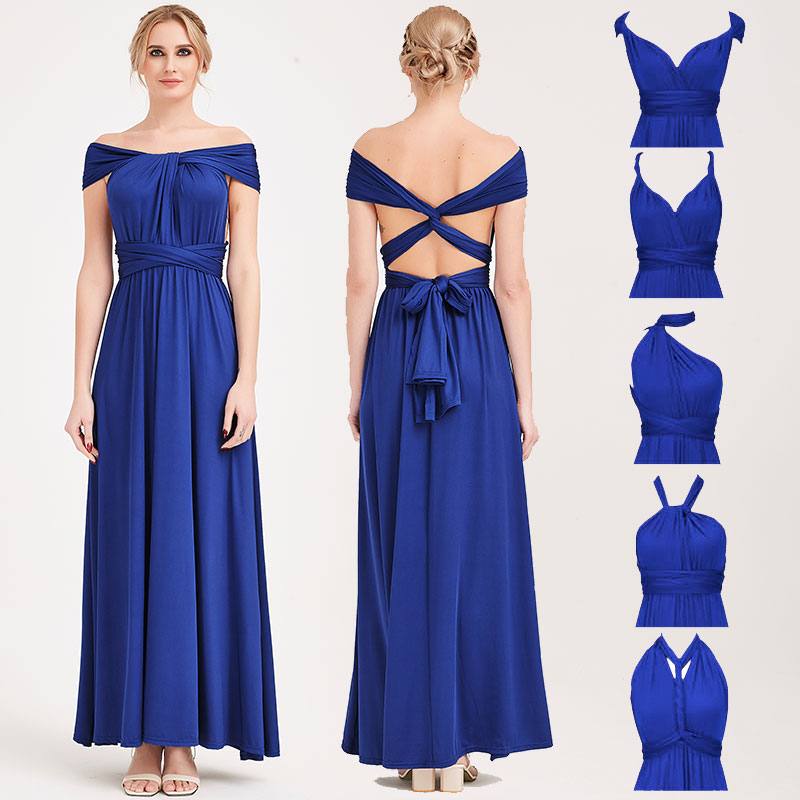 Endless Ways Convertible Beach Wedding Bridesmaid Dresses - RongMoon