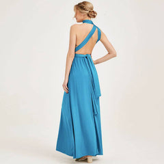 Pre-Order Blue Tropical Bridesmaid Dresses - RongMoon