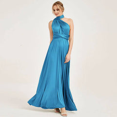 Pre-Order Blue Tropical Bridesmaid Dresses - RongMoon