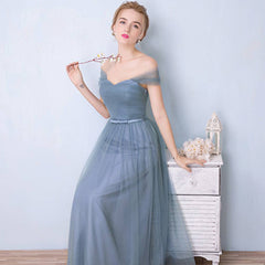 Convertible Sweetheart Pleated Bow Tie Bridesmaid Dress - RongMoon