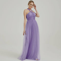 Dusty Purple MULTI WAY Sweetheart Tulle Bridesmaid Dress-ALICE - RongMoon