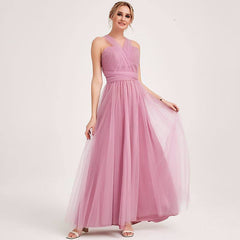 Dusty Rose MULTI WAY Sweetheart Tulle Bridesmaid Dress-ALICE - RongMoon