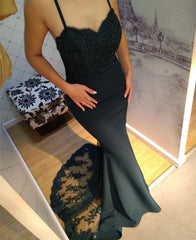 Sweetheart Mermaid Prom Dresses Lace Train