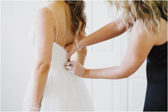 Simple Tulle Spaghetti Strap A-line Cheap Wedding Dresses,DB0174