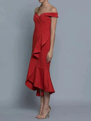 A-Line Bridesmaid Dress Halter Neck Sleeveless Beautiful Back Floor Length Chiffon with Ruching - RongMoon